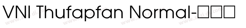 VNI Thufapfan Normal字体转换